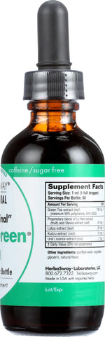 Herbasway 60 servings green tea supplement bottle