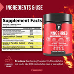Authentic InnoSupps weight loss support product for men and women