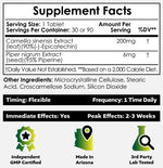 Nootropics Depot Epicatechin supplement label details