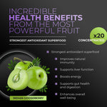Amla Green Hibiscus supplement organic ingredients label