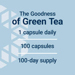 Top view of Life Extension green tea extract bottle cap