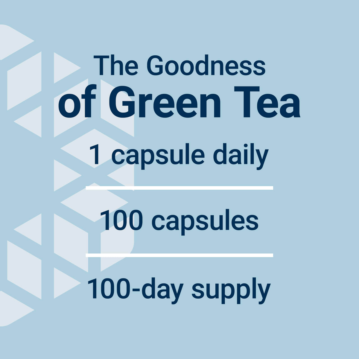 Top view of Life Extension green tea extract bottle cap