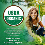 Zazzee Green Tea Extract 20:1 supplement bottle label details
