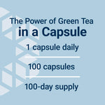 Top view of Life Extension green tea extract bottle