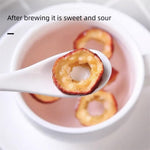 Dian Mai Hao dried hawthorn tea bag highlighting the resealable fresh lock seal