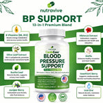 Nutravive 90 capsules heart health bottle on clean background for premium wellness.