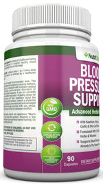 NutriONN daily natural herbal blend blood pressure support dietary supplement packaging.