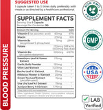 Healths Harmony cardiovascular circulation supplement bottle showing nutrition facts panel and daily value percentages