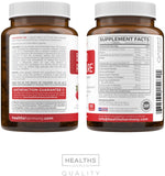 Full range layout of Healths Harmony 90 capsules vascular health bottle highlighting hawthorn leaf and flower extract
