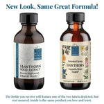 Wise Woman Herbals Hawthorne extra strength thick liquid herbal extract side angle view