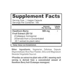 NusaPure Hawthorn Berry vegan capsules manufactured in cGMP registered facility