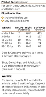 Amber NaturalZ pet fluid balance liquid supplement lifestyle angle