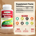 Best Naturals Hawthorn Berries supplement packaging illustrating third-party laboratory testing verification.