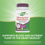 Authentic Nature's Way hawthorn extract dietary supplement bottle for heart muscle health
