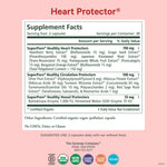 Pure Synergy organic heart supplement bottle showing certified organic and vegan labels.