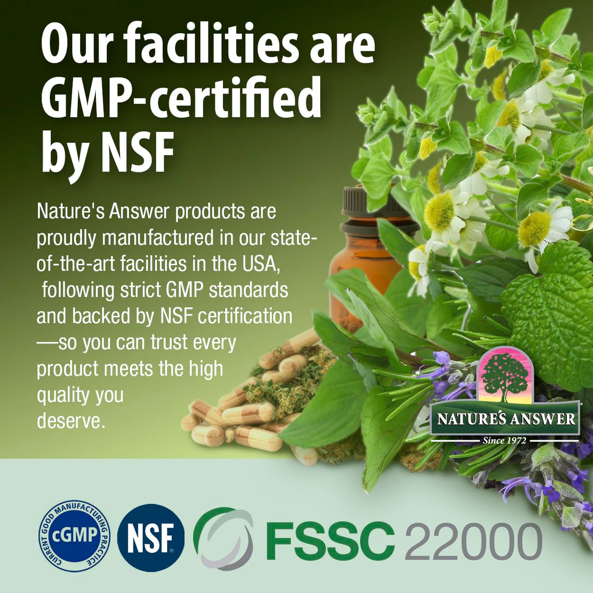 Nature's Answer cardiovascular support herbal supplement fluid extract