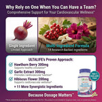 ULTALIFE advanced formula capsule count and dosage information for daily vascular health support