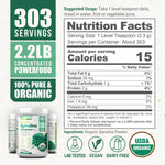 Biophix plant based protein powder superfood container top down perspective