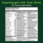 Dragon Herbs Tonic Alchemy 9.5 Ounce nutritional supplement label view