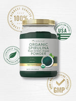 Nutrient dense blue green algae powder for smoothies