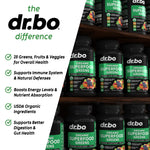 Dr. Bo organic superfood 60 tablets ingredient facts panel view