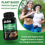 Dr. Bo vegan and dairy free green superfood vitamins for gut health