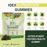 Premium USA imported Jaje Health daily greens gummies for gut wellness.