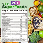 Nextdia Super Greens Gummies grape flavor vegan supplement bottle