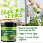 Premium imported green superfood powder for immunity and detox