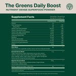 Proper whole plant superfood supplement layout showing imported authentic product seals