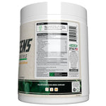 Antioxidant rich pineapple greens powder container base with authenticity seal