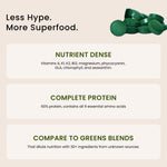 Pure Hawaiian Spirulina Pacifica tablets container showcasing premium quality ingredients