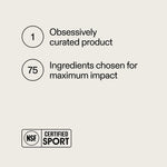 Athletic Greens AG1 single scoop measurement with green superfood powder next to the imported refill pouch