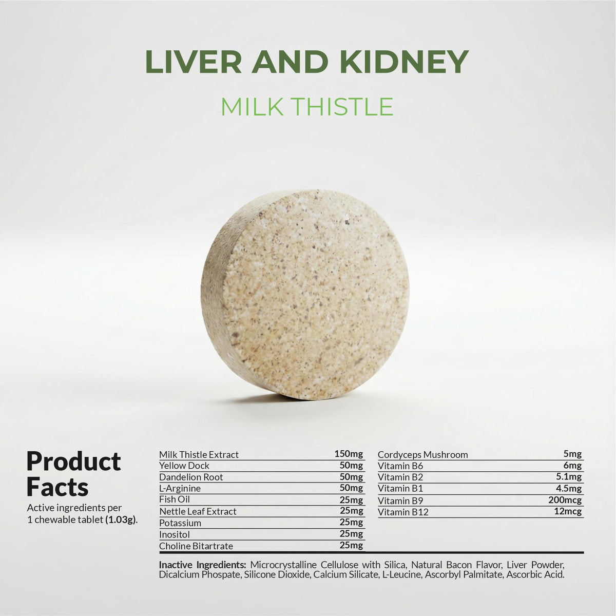 Coco and Luna veterinary formulated milk thistle supplement for dogs of all sizes and ages.