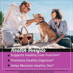 FarmHaven liver support dietary supplement showing USA manufacturing and USDA Organic certifications.