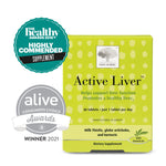 New Nordic Active Liver milk thistle and artichoke tablets container side panel