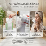 Sensitive skin skincare routine with ForPro disposable wipes