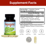 Hepagard antioxidant and cellular support supplement showing bottle cap and secure safety seal details