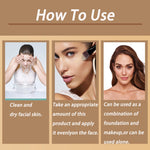 Qawnfy protective sun Defense daily face makeup application steps