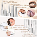Dermated 16 piece acne removal kit in portable metal storage box