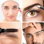 Professional eyebrow brush and pencil included in set