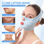 Tbest Anti Snoring Sleep Mask blue side profile view
