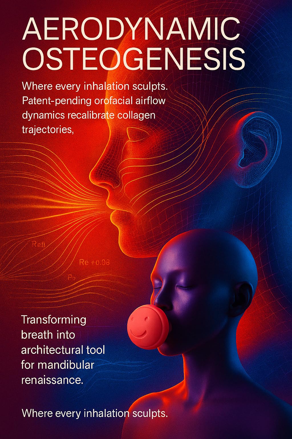 Close up of silicone facial slimmer device for skin firming