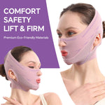 Thxco V Line face lifting strap with honeycomb texture