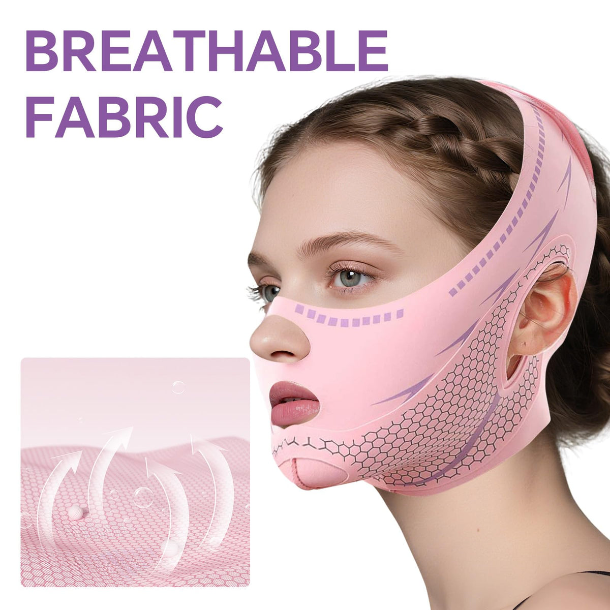 Reusable V Line jawline shaper mask for sleeping