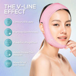 Venus Visage chin strap showing adjustable velcro closure
