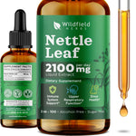 Wildfield Herbs Nettle Leaf Liquid Extract 2 ounce packaging showing supplement facts