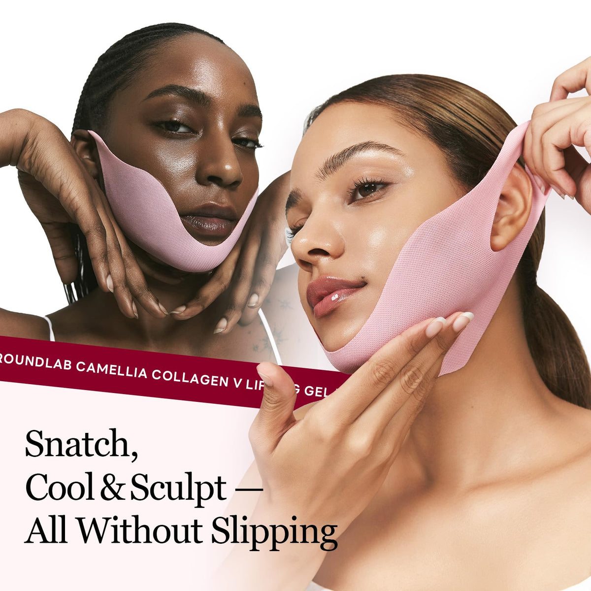 Round Lab V-line lifting mask side profile view