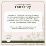 Starwest Botanicals resealable pouch showing organic certification label