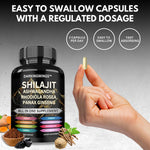 Darkingwings premium USA imported shilajit and ashwagandha capsules container